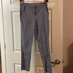 Zara checkered pants size small!